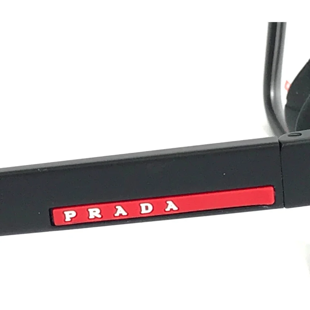 Prada Linea Rossa Eyeglasses Frames VPS01R-F DG0-1O1 Black Asian Fit 56-18-145